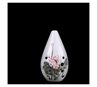 Instrumento de ocarina vertical de 12 agujeros Alto Ocarina Crack pintado a mano AF/BC Tao Xun instrumento musical ocarina (Ag)