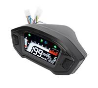 Instrumento de Odómetro de Motocicleta, Panel de Instrumentos de Motocicleta Pantalla Digital LCD Velocímetro Multifuncional Cuentakilómetros Tacómetro para Moto