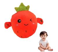 Instrumento De Percusión con Sensor Humano En Forma De Plátano, Muñeco De Peluche con Forma De Plátano, Canta para Divertirse Interactuando con Los Padres (Requiere Pilas). Strawberry