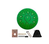 Instrumento de percusión de 11 tonos de 6 pulgadas para principiantes, afinación de tambor de acero, tambor de sonajero, tambor de lengua de cobre (color: B) (A)