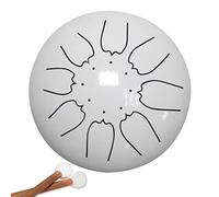 Instrumento de Percusión de 6 Pulgadas, Tambores Lengua Acero de 8 Notas Lotus Hand Pan Drum con Mazos de Tambor para Camping, Yoga, Meditación, Terapia De Músic (Color : C)
