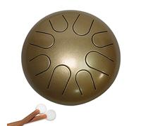Instrumento de Percusión de 6 Pulgadas, Tambores Lengua Acero de 8 Notas Lotus Hand Pan Drum con Mazos de Tambor para Camping, Yoga, Meditación, Terapia De Músic (Color : D)