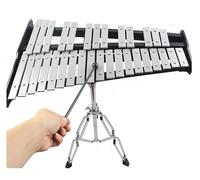 Instrumento De Percusión De Carillón Con Placa De Aluminio De 32 Tonos De Buen Tono Con Soporte Y Paquete