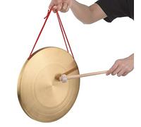 Ericetion Instrumento De Percusión De Ópera De Cimbal Gong De 32 Cm Cm con Martillo De Juego Redondo con Martillo Redondo