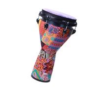 Instrumento De Percusión De Tambor Africano Profesional Para Adultos, Tambor De Mano Popular Estándar De 10 Pulgadas Djembé Para Principiantes (Color : A)