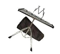 Instrumento de percusión de xilófono de Metal Glockenspiel de 37 notas con soporte ajustable para música Carillón Instrumento Percusión