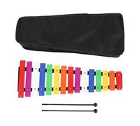 Instrumento de percusión de xilófono SustVita Glockenspiel con bordes pulidos suaves para educación musical temprana que ofrece estabilidad de sonido mejorada y una base de madera