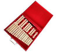 Instrumento de percusión Glockenspiel de 25 notas con 2 mazos y estuche ideal para aprender habilidades musicales Kit De Glockenspiel Profesional