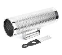 Instrumento de Percusión Guiro Shaker de Aluminio Tipo A Instrumento de Percusión Orff Sonido Brillante con Raspador para Enseñanza de Música