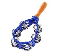 Instrumento de percusión manual de madera, pandereta musical segura de mano, instrumento de percusión, diseño impermeable, pandereta musical