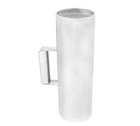 Instrumento de Percusión Musical de Acero Inoxidable de Acero Inoxidable con la Mano de Obra de Trabajo Fina de Raspador Anti-rompina Cómoda para Tocar Plata 31.5 * 15 * 10 Cm