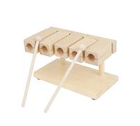 Instrumento de percusión para niños, trompeta de 5 sonidos, clapper orff, instrumento musical para enseñanza de jardín de infantes