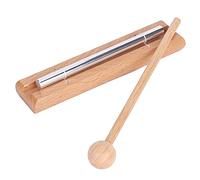 Instrumento de percusión Solo Chime, xilófono con mazos de madera y barras de tono de aluminio, sonido resonante claro para terapia musical en el aula, yoga y meditación; incluye