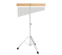 Instrumento de percusión xilófono con soporte, haz de sonido plateado galvanizado de 25/36 notas para aula y uso educativo