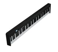 Instrumento De Piano Digital, Teclado Electrónico Plegable Portátil Multifuncional Para El Hogar De Estudiantes, 88 Teclas Piano Electrónico Portatil (Color : BK)