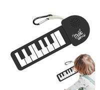 Instrumento de práctica enrollado a mano, piano electrónico enrollable, teclado de piano portátil, portátil y cómodo, adorable material de silicona, 1 pece, ideal para principiantes y práctica