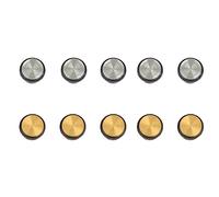 Instrumento de reparación de flauta de viento con tapón de apertura de metal, 10 paquetes, herramienta de reparación de flauta accesorios para instrumentos musicales