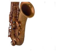 Instrumento De Saxofón Tenor Plano B, Rendimiento Profesional Para Adultos De Grado De Cobre Desnudo (Color : 02)