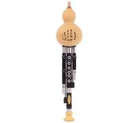 Instrumento De Seda De Calabaza Viento De Madera De Ébano Flauta De Cucurbitáceas Con Tecla C En Si Bemol Para Espectáculos Entretenimiento Regalo Para Niños Mayores, Amigos. (Color : G-key)