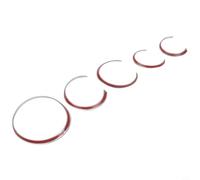 Instrumento de tablero de instrumentos para borde de anillo para Porsche para Panamera 970 para Cayenne 958 911 Carrera, cubierta de marco decorativo de plata ABS para el estilo interior del coche