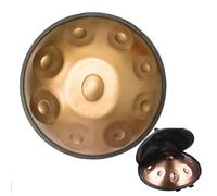 Instrumento de tambor de mano en re menor, tambor de mano de acero de 440 Hz para adultos, perfecto para conciertos, yoga y producción de audio, incluye bolsa de mano suave
