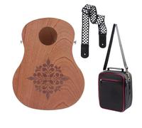 Instrumento de tambor de mano, tambor de mano para, de almacenamiento de instrumentos de madera portátil incluida - Juguete de tambor musical, herramienta de percusión divertida para el