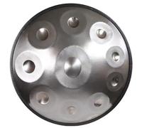 Instrumento De Tambor Handpan, 440 HZ En D Menor 9/10 Notas Tambor De Lengua De Acero, Con Bolsa De Mano Suave, 2 Martillos Handpan, Soporte Handpan, Para Meditación Musical, Yoga, Principiantes