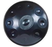 Instrumento De Tambor Handpan, 440 HZ En D Menor 9/10 Notas Tambor De Lengua De Acero, Con Bolsa De Mano Suave, 2 Martillos Handpan, Soporte Handpan, Para Meditación Musical, Yoga, Principiantes