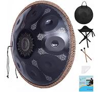 Instrumento De Tambor Manual De 22 Pulgadas De 9 Notas En D Menor, D3 A Bb CDEFGA, Tambores Manuales De Acero For Producción De Audio, Grabado Láser Que No Se Desvanece