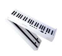 Instrumento De Teclado De Piano Electrónico Portátil De 88 Teclas con Bolsa De Piano con Pedal De Sostenido Piano Electrónico para Principiantes (Color : White)
