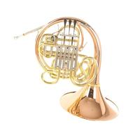 Instrumento De Trompa Si Bemol A Tecla F Bronce Fosforado Doble Bocina Dividida Actuación Profesional