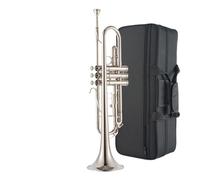 Instrumento De Trompeta Nivel De Rendimiento Profesional Banda De Viento Para Adultos B Instrumento De Trompeta De Bronce Fósforo De Latón Plano (Color : 02)