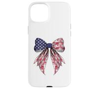 Instrumento de trompeta Trumpetist 4 de julio bandera estadounidense Carcasa para iPhone 15 Plus