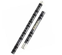 Instrumento de viento de madera de flauta de bambú amargo profesional con hilo atado a mano negro (Color : G)