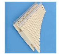 Instrumento De Viento De Plástico ABS De Flauta De Sartén De Doble Fila Con Llave C Profesional De 36 Tubos Principiantes Flauta de Pan (Color : 02)