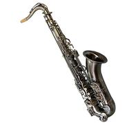 Instrumento de viento de saxofón tenor de tono Bb de bronce negro antiguo de alto grado con boquilla Saxofón para estudiantes
