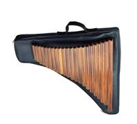 Instrumento De Viento Flauta De Pan Flauta De Pan De Bambú De 22 Tubos Para Mano Derecha En Clave G Para Practicar Instrumentos De Viento De Madera Hechos A Mano