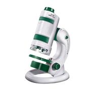 Instrumento educativo transportable para niños que destaca 60x a 180x de aumento base desmontable y 12 presentaciones de diapositivas listas para descubrimiento transportable