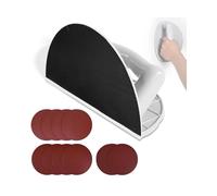Instrumento ergonómico de conformado semicircular con mango suave para trabajar en espacios pequeños y áreas curvas, herramienta pulidora de acabado