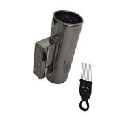 Instrumento Guiro de metal con raspador, agitador de metal, instrumentos musicales, instrumento de percusión, herramienta de entrenamiento