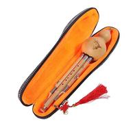 Instrumento Hulusi Flauta De Cucurbitáceas De Calabaza Hulusi De Bambú Chino Hecha A Mano, Instrumento Musical Étnico, Llave C Con Funda