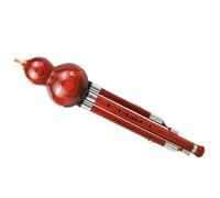 Instrumento Hulusi Flauta De Cucurbitáceas De Caoba En C/B Bemol Para Principiantes Y Adultos Instrumento Musical De Flauta De Cucurbitáceas De Tres Notas (Color : Bb key)