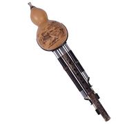 Instrumento Hulusi Flauta Hulusi Anticaída Desmontable De Tres Tonos Tipo Performance Con Caja Y Nudo Chino (Color : G key)