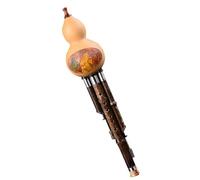 Instrumento Hulusi Instrumento Musical De Calabaza Nacional Chino, Flauta Hulusi Tipo Push-pull De Tres Tonos Con Accesorios (Color : B flat)