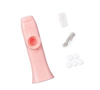 Instrumento Kazoo profesional con cordón y 5 membranas de repuesto para niños y adultos, entusiastas de la música y principiantes, instrumento musical Kazoos