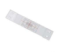 Instrumento medidor de grietas con tornillos fabricado en acrílico para monitorear la evolución de grietas y el movimiento relativo en aplicaciones de construcción (A)