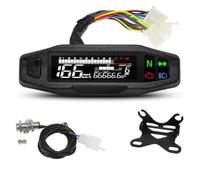 Instrumento Medidores Digitales Velocímetro Motocicleta | Cluster Instrumentos Moto Indicador Señal Grupo Tacómetro Indicador Aceite Soporte/sensor(With bracket)