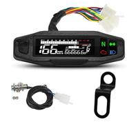 Instrumento Medidores Digitales Velocímetro Motocicleta | Indicador Señal Grupo Tacómetro Indicador Aceite Soporte/sensor CYPMDW(With bracketZ)