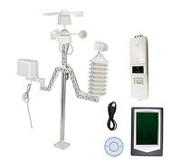 Instrumento Meteorológico Profesional, Medidor de Viento, Lluvia y Humedad, 5V - Preciso, Multifuncional, Ideal para Hogar y Invernaderos