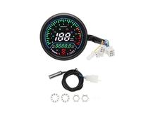 Instrumento motocicleta Instrumentos de motocicleta odómetro tacómetro medidor nivel combustible indicador LED redondo para alarma bajo voltaje para 12000rpm
